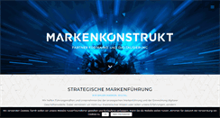 Desktop Screenshot of markenkonstrukt.de